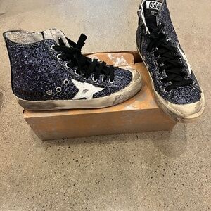 Golden Goose sneaker - Navy glitter- Francy